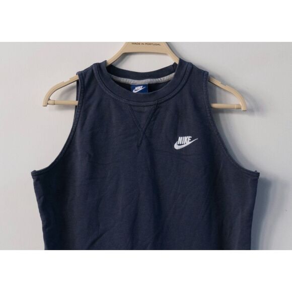 Women’s Nike Sportswear Sleeveless Tennis Dress Y2K Navy Blue Size M‎ - Picture 2 of 5